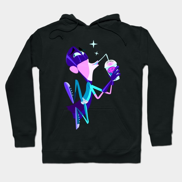 Slurp a Freeze! Hoodie by Digital Artist ME